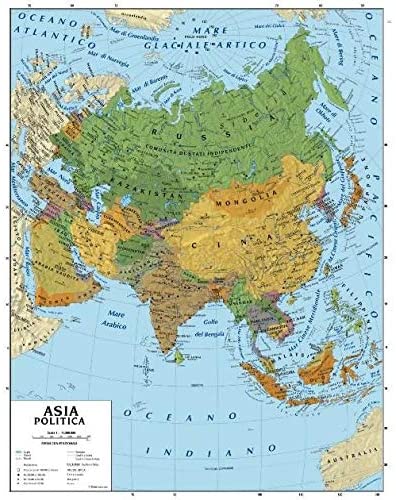 Cartina Geografica Asia
